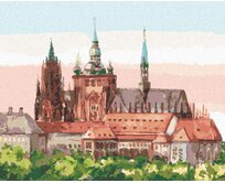 Zuty - Malování podle čísel - PRAŽSKÝ HRAD II 40x50 cm vypnuté plátno na rám