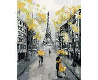 Zuty - Malování podle čísel - ŽLUTÁ PAŘÍŽ 40x50 cm bez rámu a bez vypnutí plátna