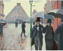 Zuty - Malování podle čísel - PARIS STREET; RAINY DAY (GUSTAVE CAILLEBOTTE) 40x50 cm vypnuté plátno na rám