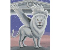 Zuty - Malování podle čísel - OKŘÍDLENÝ LEV STRÁŽCE (SUE ELLEN BROWN) 40x50 cm vypnuté plátno na rám