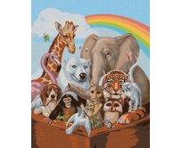 Zuty - Malování podle čísel - NOEMOVA ARCHA (SUE ELLEN BROWN) 40x50 cm vypnuté plátno na rám