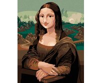 Zuty - Malování podle čísel - POHÁDKOVÁ MONA LISA - INSPIRACE DA VINCI 40x50 cm bez rámu a bez vypnutí plátna