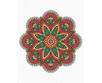 Zuty - Malování podle čísel - MANDALA VI 40x50 cm bez rámu a bez vypnutí plátna
