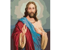 Zuty - Malování podle čísel - JEŽÍŠ KRISTUS 40x50 cm vypnuté plátno na rám