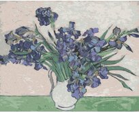 Zuty - Malování podle čísel - KOSATCE (VAN GOGH) 40x50 cm vypnuté plátno na rám