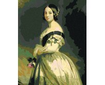 Zuty - Malování podle čísel - KRÁLOVNA VIKTORIE (F. X. WINTERHALTER) 40x50 cm vypnuté plátno na rám