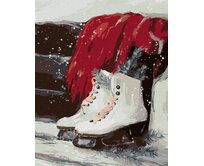 Zuty - Malování podle čísel - LEDNÍ BRUSLE 40x50 cm vypnuté plátno na rám