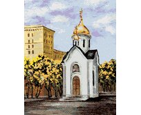 Zuty - Malování podle čísel - RUSKÁ KAPLIČKA 40x50 cm vypnuté plátno na rám
