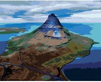 Zuty - Malování podle čísel - HORA KIRKJUFELL 40x50 cm bez rámu a bez vypnutí plátna