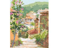 Zuty - Malování podle čísel - CHODNÍČEK K MOŘI 40x50 cm vypnuté plátno na rám