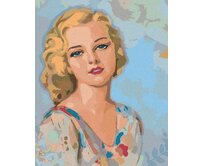 Zuty - Malování podle čísel - VINTAGE ŽENA 40x50 cm bez rámu a bez vypnutí plátna