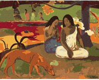 Zuty - Malování podle čísel - AREAREA (PAUL GAUGUIN) 40x50 cm bez rámu a bez vypnutí plátna