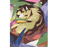 Zuty - Malování podle čísel - TYGR (FRANZ MARC) 40x50 cm vypnuté plátno na rám
