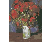 Zuty - Malování podle čísel - VÁZA S MÁKEM (VINCENT VAN GOGH) 40x50 cm bez rámu a bez vypnutí plátna