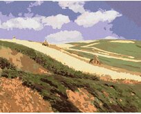 Zuty - Malování podle čísel - POLE (PÁL SZINYEI MERSE) 40x50 cm bez rámu a bez vypnutí plátna