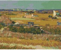 Zuty - Malování podle čísel - SKLIZEŇ (VINCENT VAN GOGH) 40x50 cm bez rámu a bez vypnutí plátna
