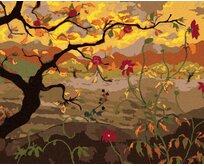 Zuty - Malování podle čísel - JABLOŇ S ČERVENÝMI PLODY (PAUL RANSON) 40x50 cm vypnuté plátno na rám