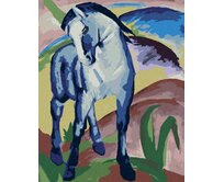 Zuty - Malování podle čísel - MODRÝ KŮŇ (FRANZ MARC) 40x50 cm vypnuté plátno na rám