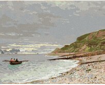 Zuty - Malování podle čísel - LA POINTE DE LA HÈVE, SAINTE-ADRESSE (CLAUDE MONET) 40x50 cm bez rámu a bez vypnutí plátna