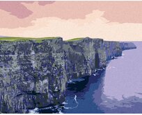 Zuty - Malování podle čísel - MOHERSKÉ ÚTESY, IRSKO (TED DAVIS) 40x50 cm bez rámu a bez vypnutí plátna