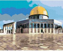 Zuty - Malování podle čísel - MEŠITA AL AQSA 40x50 cm bez rámu a bez vypnutí plátna