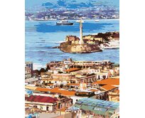 Zuty - Malování podle čísel - PANORAMA MĚSTA MESSINA 40x50 cm vypnuté plátno na rám