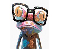 Zuty - Malování podle čísel - ŽÁBA 40x50 cm vypnuté plátno na rám