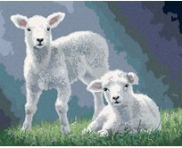 Zuty - Malování podle čísel - JEHNĚ V TRÁVĚ (ABRAHAM HUNTER) 40x50 cm bez rámu a bez vypnutí plátna