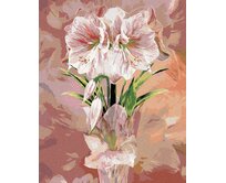 Zuty - Malování podle čísel - AMARYLIS VE VÁZE (CAROL CAVALARIS) 40x50 cm bez rámu a bez vypnutí plátna