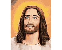 Zuty - Malování podle čísel - JEŽÍŠ 40x50 cm vypnuté plátno na rám