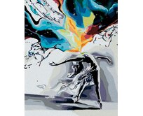 Zuty - Malování podle čísel - TANEC V BOUŘI 40x50 cm bez rámu a bez vypnutí plátna