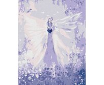 Zuty - Malování podle čísel - ANDĚLÉ OD LENKY - EMBRACE ANGEL 40x50 cm vypnuté plátno na rám