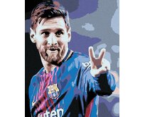 Zuty - Malování podle čísel - MESSI V DRESU 40x50 cm bez rámu a bez vypnutí plátna