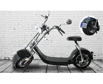 Elektrická koloběžka, skútr, scooter, kolobrnda Sunway T-Max Chopper Cruiser  N-4 1500 W  baterie 20 Ah dojezd 70 km černé barvy