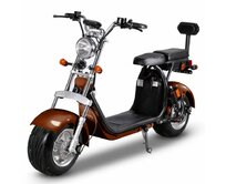 Elektrická koloběžka, skútr, scooter, kolobrnda dva motory 3000W, 1500 W + 1500 W baterie 40 Ah dojezd 120 km černé barvy