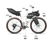 Bikepackingová sada Rhinowalk Wilderness A - černá