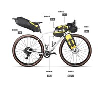 Bikepackingová sada Rhinowalk Wilderness A - žlutá
