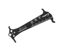 Měrka řetězu TOOPRE - černá