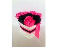 Anabellky Růže : jasně růžová, box bílý.