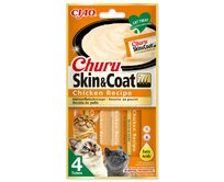 Pochoutka Churu Skin & Coat kuře 4x14g