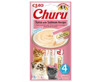Pochoutka Churu tuňák s lososem 4x14g