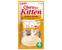 Pochoutka Churu Kitten kuře 4x14g