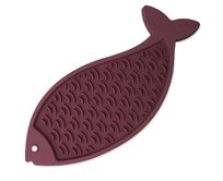 Podložka EPIC PET Lick & Snack lízací ryba pastelová fialová 28 x 11,5cm