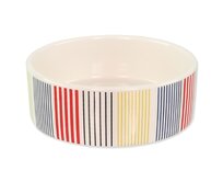 Miska DOG FANTASY keramická barevné pruhy 16 cm 0.77l