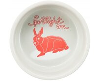 Keramická miska s puntíky, pro králíky, 250 ml/ø 11 cm