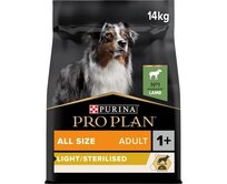 PRO PLAN ALLSIZES ADULT LIGHT/STERILIZED jehněčí 14kg