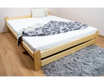 ComfortMatrace Postel z masivu borovice HELENA+rošt ZDARMA Barva: přirozená barva, Rozměr: 80x200 cm přirozená barva, masiv borovice