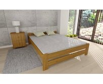 ComfortMatrace Postel z masivu borovice HELENA+rošt ZDARMA Barva: olše, Rozměr: 80x200 cm olše, masiv borovice