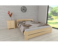 ComfortMatrace Postel z masivu borovice LILI+rošt ZDARMA Barva: přirozená barva, Rozměr: 180x200 cm přirozená barva, masiv borovice