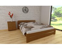 ComfortMatrace Postel z masivu borovice LILI+rošt ZDARMA Barva: dub, Rozměr: 90x200 cm dub, masiv borovice